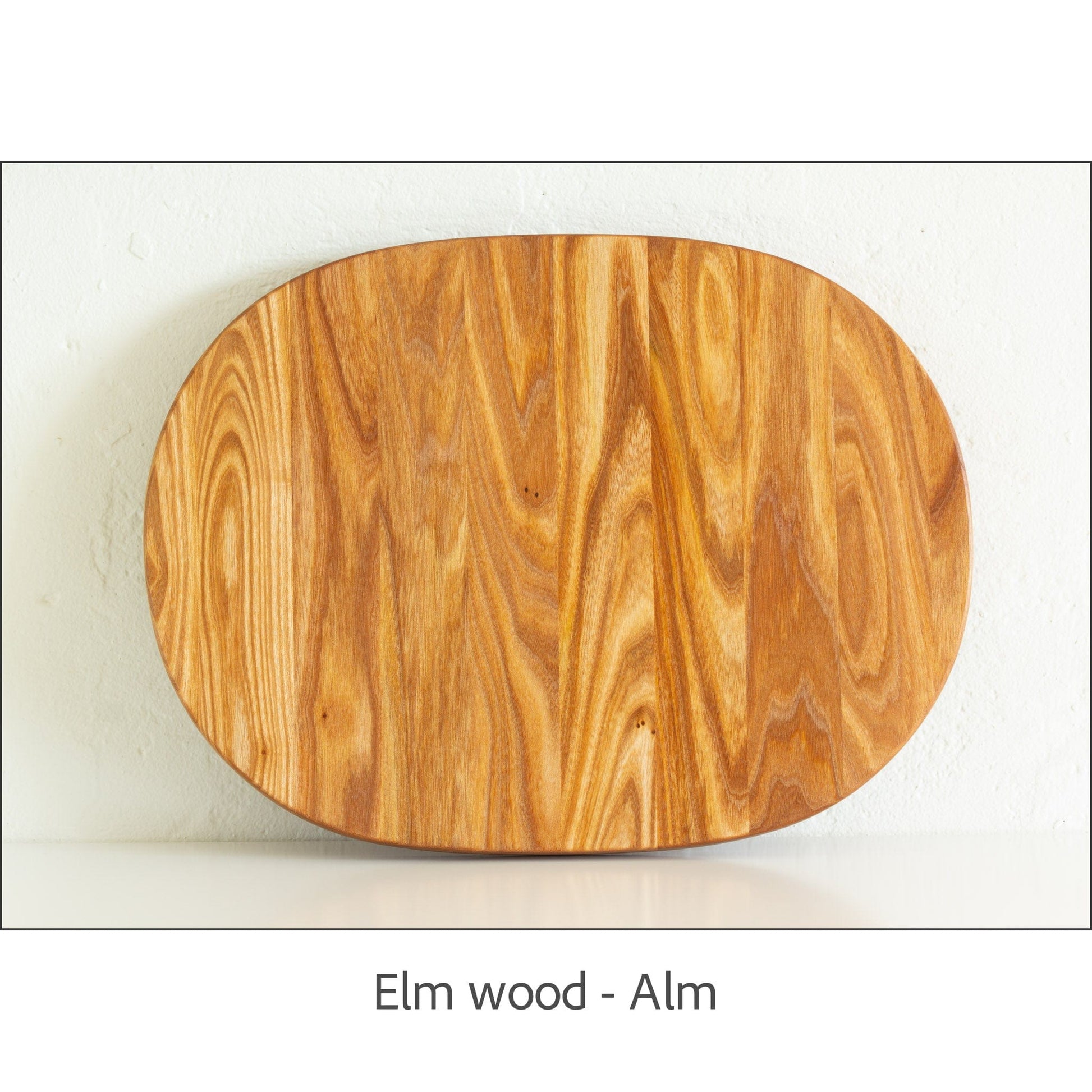 WoodMovement Cutting / Serving Board Elm APPLE - Handmade Wooden Serving Plate / Cutting Board #CB-AP01