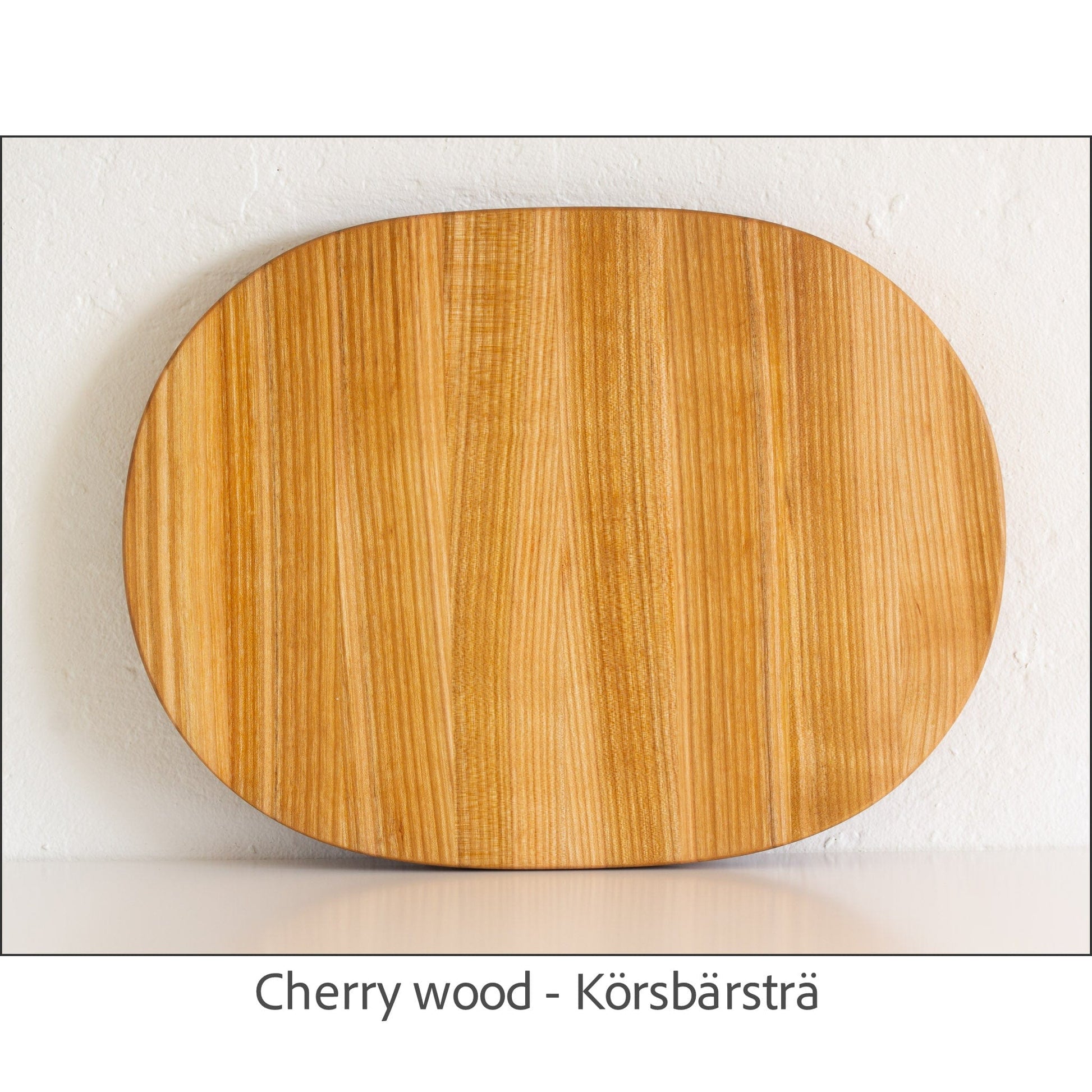 WoodMovement Cutting / Serving Board Cherry APPLE - Handmade Wooden Serving Plate / Cutting Board #CB-AP01