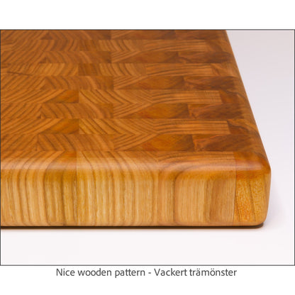 WoodMovement Cutting / Serving Board ENDGRAIN - Handmade Endgrain Cherry Wooden Cutting Board  #CB-EG02