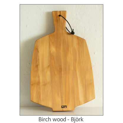 WoodMovement Cutting / Serving Board Birch wood PETAL - Handmade Wooden Serving Plate / Cutting Board #CB-PE01