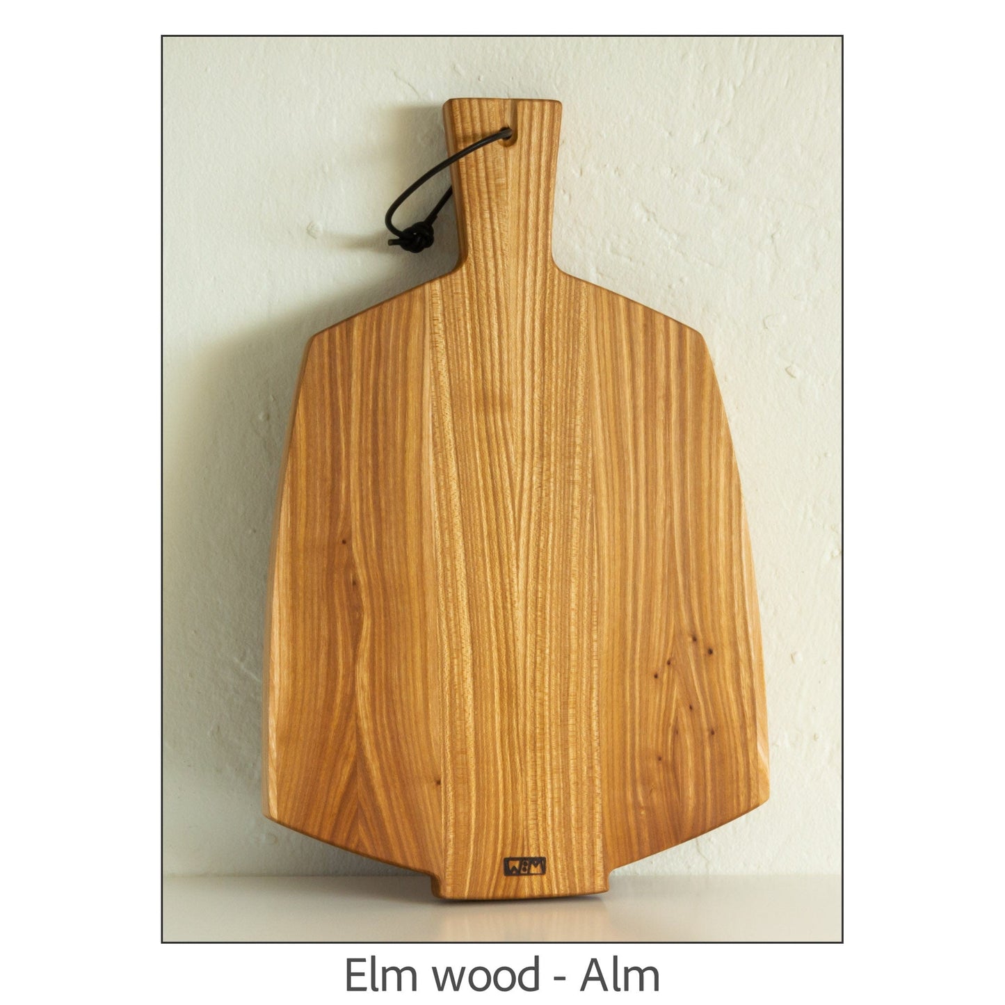 WoodMovement Cutting / Serving Board Elm wood PETAL - Handmade Wooden Serving Plate / Cutting Board #CB-PE01