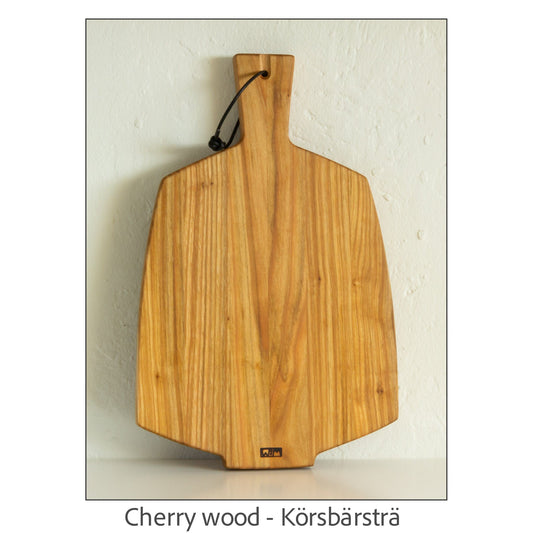 WoodMovement Cutting / Serving Board Cherry wood PETAL - Handmade Wooden Serving Plate / Cutting Board #CB-PE01