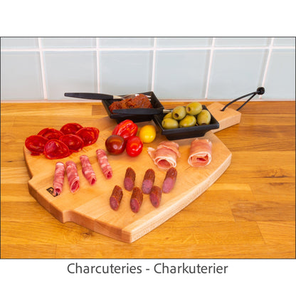 WoodMovement Cutting / Serving Board PETAL - Handmade Wooden Serving Plate / Cutting Board #CB-PE01