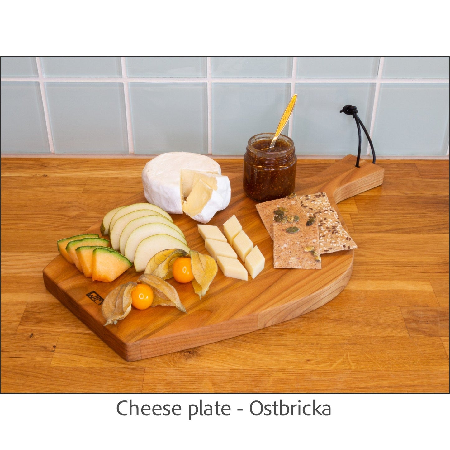 WoodMovement Cutting / Serving Board TULIP - Handmade Wooden Serving Plate / Cutting Board #CB-TU01